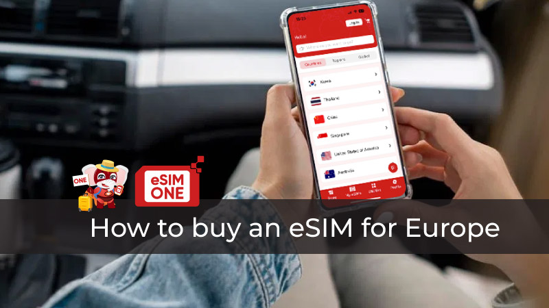 How to buy an eSIM for Europe